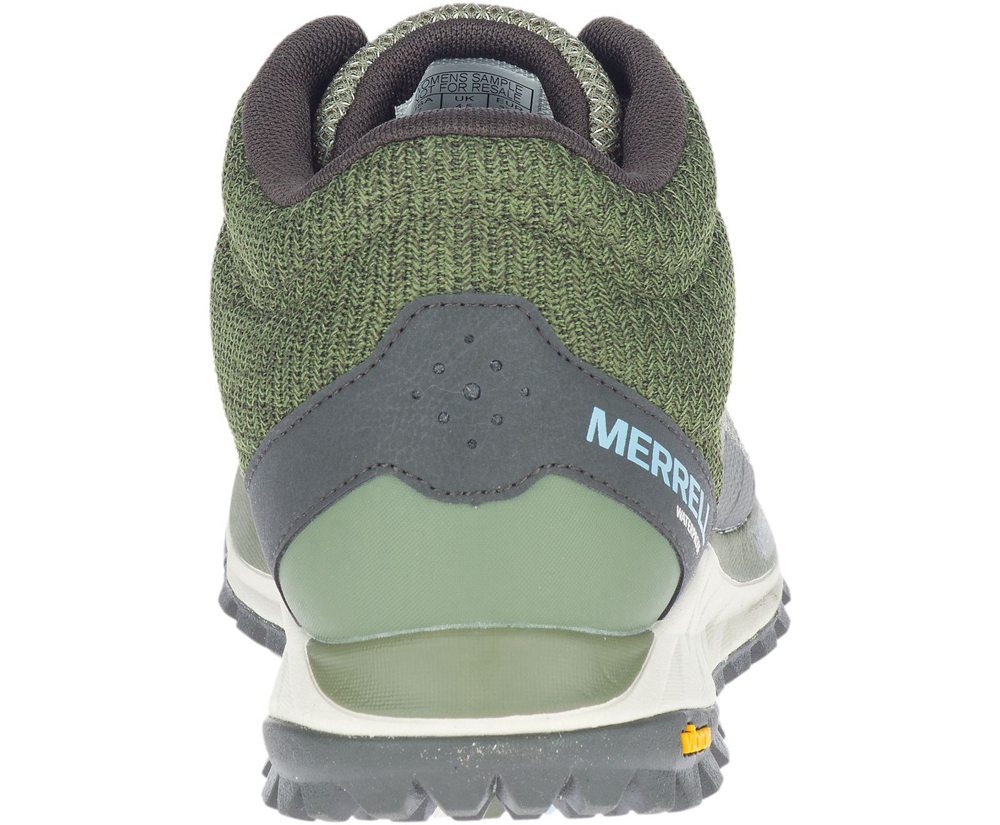 Tenis Senhora - Merrell Antora 2 Mid Waterproof Wide Width - Verde Oliva - GIQ936201